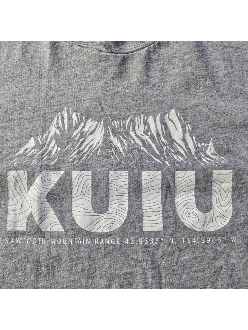 KUIU Sawtooth Mountain Range T‑Shirt Men’s Gray Large | Hunting Outdoor Perform - Picture 2 of 10